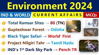 Environment Current Affairs 2024  Environment CA 2023 Revision  Env amp Ecology Current Affairs [upl. by Loren]