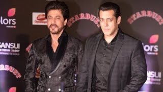 Salman Shahrukh At Sansui Colors Stardust Awards 2017 Red Carpet [upl. by Tartan890]