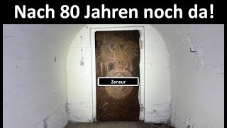 Nach über 80 Jahren Kreuz amp Reichadler im deutschen verlassenen Weltkriegsbunker gefunden [upl. by Subir]