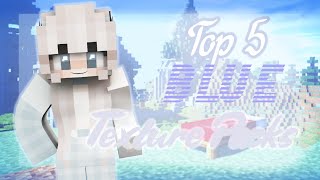 Top 5 Blue Texture Packs for 189 and more Minecraft PVP [upl. by Adidnere]