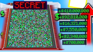 SECRET COBBLESTONE GENERATOR is OP  Minecraft Skyblock [upl. by Terrie]