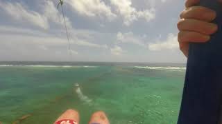 Ambergris Caye Belize Parasail March 18 2018 [upl. by Kos167]