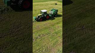 CLAAS ARION 660 mit McHale V6 750 am Ballenpressen [upl. by Kerr148]