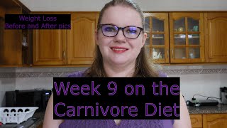 Week 9 Carnivore diet weight losscarnivorediet weightloss healthylifestyle weightloss keto [upl. by Mariette]