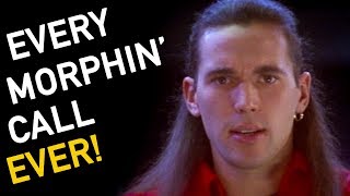 EVERY MORPHIN CALL EVER  Power Rangers [upl. by Conal]