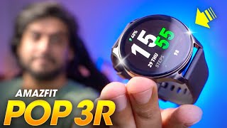 WATCH BEFORE BUYING Amazfit POP 3R Review ⚡️ A Round AMOLED Calling Smartwatch [upl. by Anagnos75]