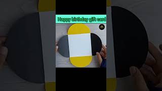 DIY Happy birthday gift card subscribe craft art diy card viralvideo 5MinuteCraftsYouTube [upl. by Alicirp]