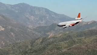 Tanker 912 drop Soberanes Fire [upl. by Roselane183]