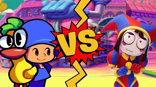 MUGEN Battles  PocoyoPato vs Pomni  Pocoyo vs The Amazing Digital Circus [upl. by Anaxor]