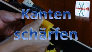 Skikanten richtig schleifen Skipräparation PistenGaudi [upl. by Nallaf]