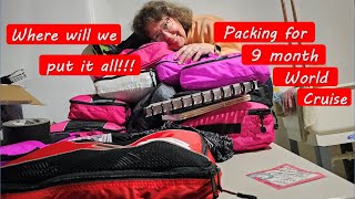 Our world cruise packing  Where we will put it all [upl. by Payson]