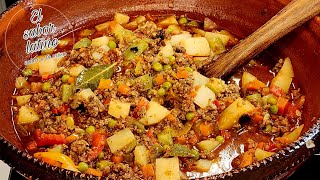 🔴Guisado Ranchero ¡Carne molida Con Papas Rica y economica🔥 [upl. by Hakon824]