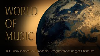 World Of Music  144 Soundwonderland Registrierungen von Heidrun Dolde [upl. by Bobine]