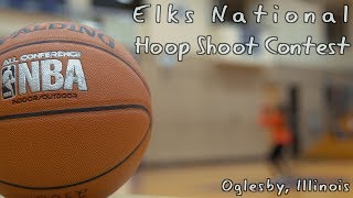 Elks National Hoop Shoot Contest  Oglesby Illinois [upl. by Korns319]