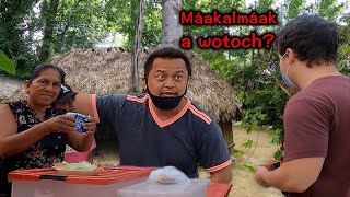 American Shocks Jungle Village by Speaking Ancient Mayan Language [upl. by Okia]