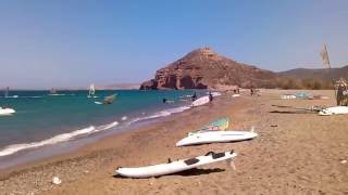 Palekastro windsurfing spot Crete Greece  August 2016 [upl. by Swart]