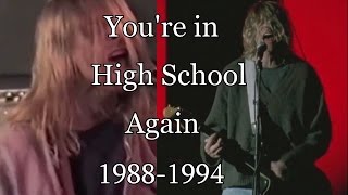 Nirvana  School quotYoure in High School Againquot Screams 19881994 [upl. by Anilev]