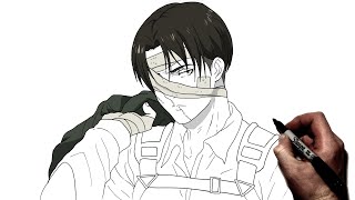 How To Draw Levi Scars  Step By Step  Attack On Titan [upl. by Etka]