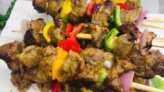 How To Make Authentic Gizzard KebabBBQ Without A Grill chickengizzard bbq [upl. by Cohen902]