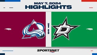 NHL Game 1 Highlights  Avalanche vs Stars  May 7 2024 [upl. by Lamraj984]