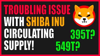 Troubling Issue with Shiba Inu Circulating Supply Is it 395T or 549T Tokens [upl. by Cissie440]