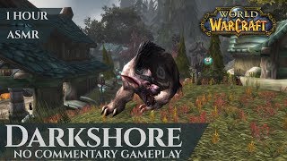 Vanilla Darkshore  Gameplay No Commentary ASMR 1 hour 4K World of Warcraft Classic [upl. by Belloir]