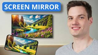 How to Screen Mirror iPhone to Samsung TV AirPlay amp HDMI Cable [upl. by Jenness884]