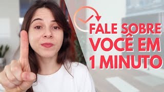 RESPONDENDO A PERGUNTA FALE SOBRE VOCÊ NA ENTREVISTA DE EMPREGO  EXEMPLO DO QUE FALAR [upl. by Rudwik]