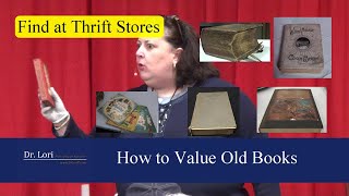 How to Value Old Antique Books by Dr Lori [upl. by Icul]