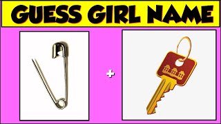 Guess Girl Name from Emoji Challenge  Hindi Paheliyan  Riddles in Hindi  Queddle [upl. by Llerol]