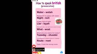 How to speak British  how to learn British accent  how to have a British accent fast [upl. by Tecil]