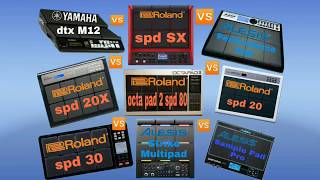 Konsa pad lena chahiye Yamaha dtx m 12 vs Roland octa pad [upl. by Ariajay]