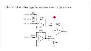 Multistage Opamp Problem Solution Easiest and most accurate Method [upl. by Valtin]