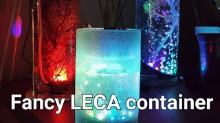 Fancy LECA container using LED Air Stone [upl. by Felic697]