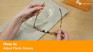 How to Adjust Plastic Glasses [upl. by Eseerehc]