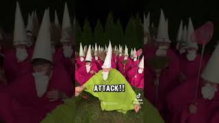 Gnomes vs Knights shorts mrbeast gnomesvsknights [upl. by Sinned]