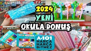 A101 YENİ OKUL EŞYALARI GELDİ 2024🎉DEFTER KALEMLİK ÇANTA KALEM🎀ERKEN ÇEKİM A101 OKUL ALIŞVERİŞİ [upl. by Koral440]