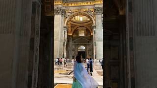 Inside Vatican City’s Iconic Masterpiece St Peter’s Basilica 🕍🇻🇦StPetersBasilica VaticanCity [upl. by Pernick162]