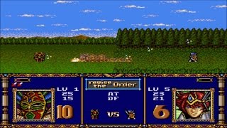 Warsong SEGA Genesis Walkthrough Scenario 2 [upl. by Aliekat]