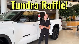 Tundra Tailgate Raffle Package Returns [upl. by Peyter]