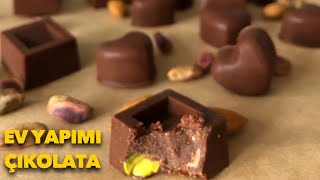 EVİNİZDE BELÇİKA ÇİKOLATASI KALİTESİNDE ÇİKOLATA YAPABİLİRSİNİZ  ORGANİK VEGAN RAFİNE ŞEKERSİZ 🍫 [upl. by Leasi752]