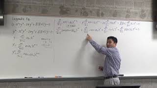 Solution of Legendre Differential Equation by Power Series [upl. by Kier898]