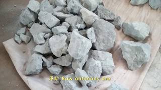 Antimony ore beneficiation process Stibnite beneficiation process [upl. by Rehoptsirhc29]