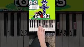 Deltarune Chapter 2 Its pronounced rules Piano Tutorial shorts [upl. by Finnie745]