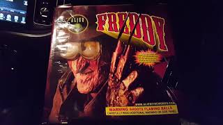 Freddy 12 shot 500g cake alien fireworks [upl. by Tortosa]