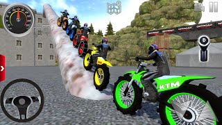 Juego de Motos  Extrema de Motocicletas 1 Offroad Outlaws Android  IOS gameplay FHD [upl. by Yenots156]