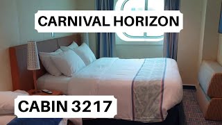 Carnival Horizon Cabin 3217 Category 6M  Deluxe Ocean View Stateroom [upl. by Enihpesoj180]