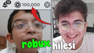 ROBLOX ROBUX HİLESİ YAPAN VELET 100000 Robux [upl. by Tamarah]