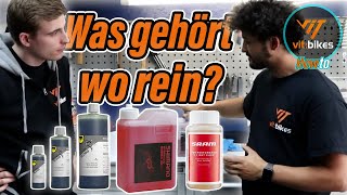 Welche Flüssigkeit in welche Bremse Mineralöl Magura Blood oder Dot 51  vitbikesTV [upl. by Marijane]