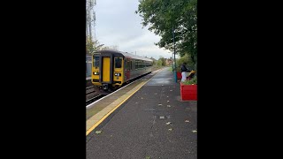 Class 153 Passing Nantwich 13102024 [upl. by Klemperer]